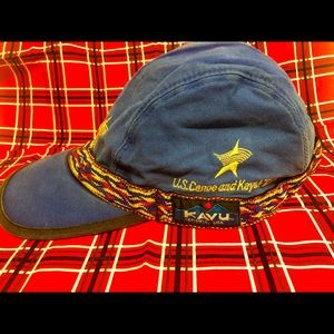 1996 USA Olympic Canoe and Kayak Team KAVU Strapcap / paddling hat